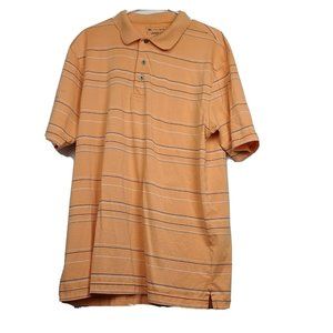 Jos A Bank Orange Leadbetter Golf Men's SZ:XL Polo